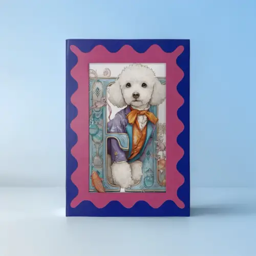 TailMuseum Alphabet Pet Art T-Shirt — Letter H (Personalised)